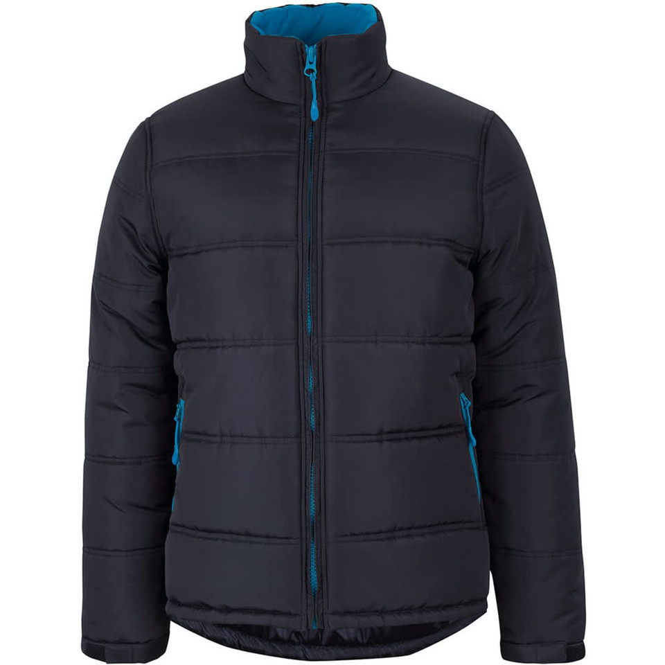 JB's Puffer Contrast Jacket Black/Red