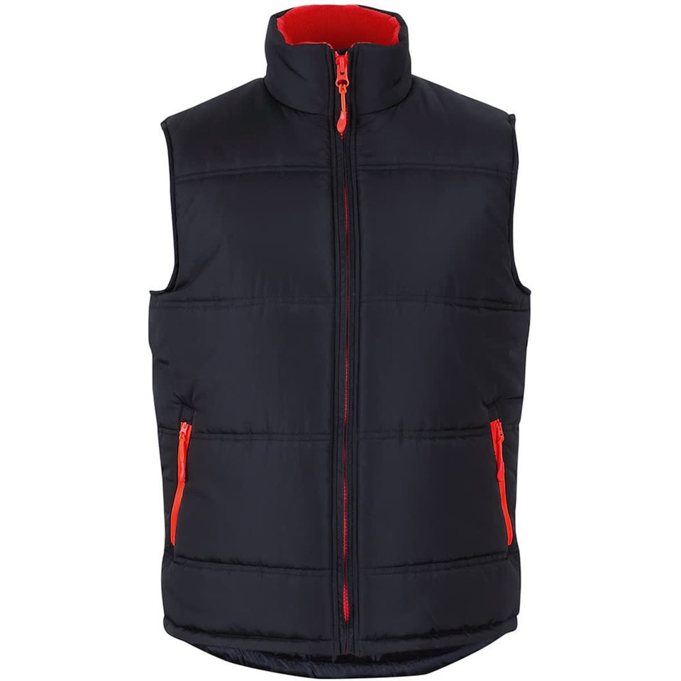 JB's Puffer Contrast Vest Black/