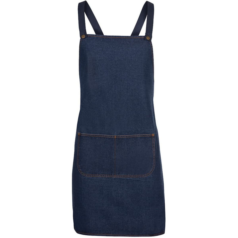 JB's Cross Back Denim Apron (Without Strap)