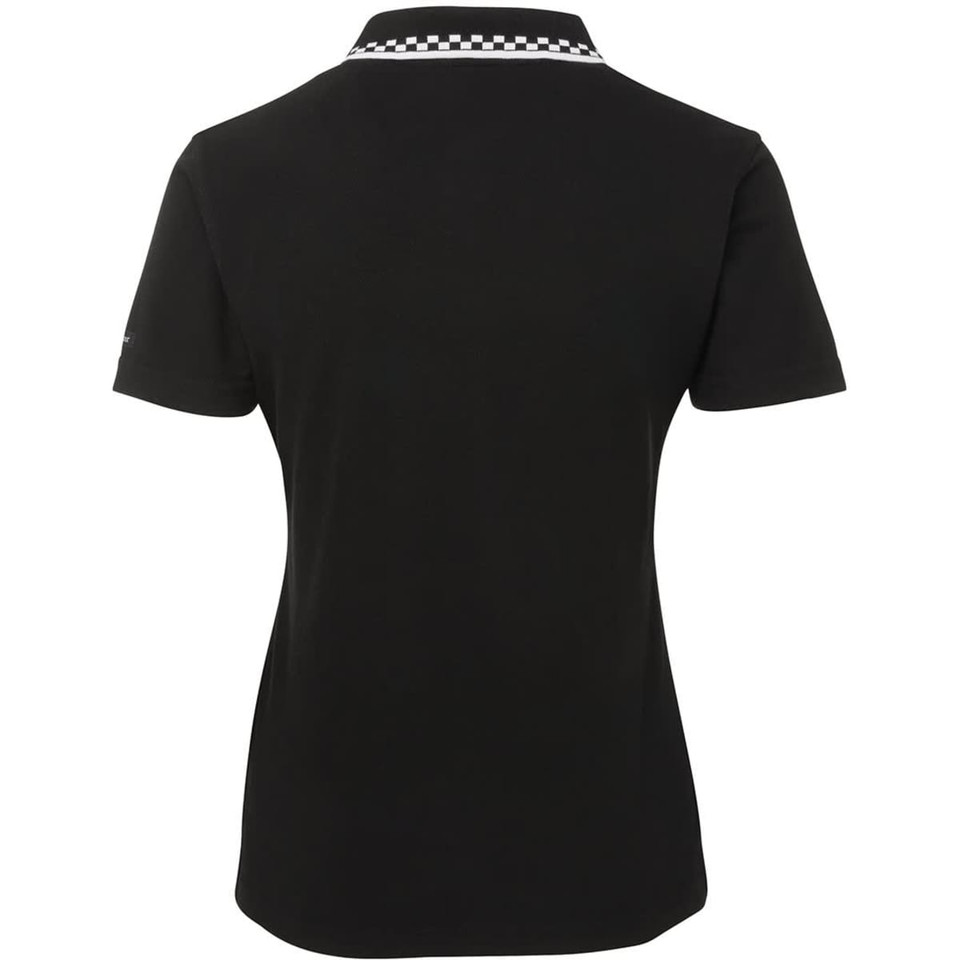 JB's Ladies Chef Polo Black/White