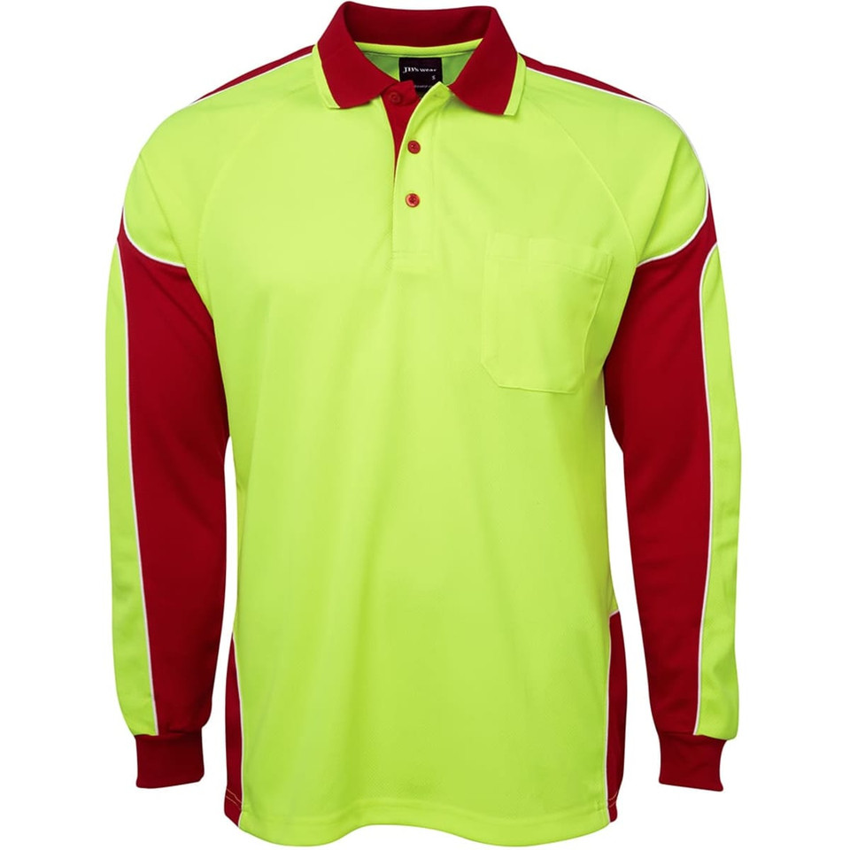 JB's Hv 4602.1 L/S Arm Panel Polo
