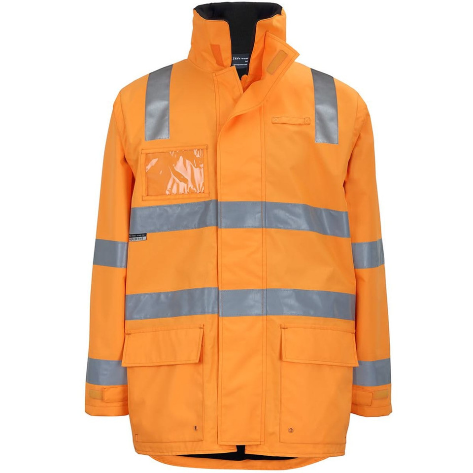 JB's Aust. Rail D+N Zip Off Sleeve L/Line Jacket Orange