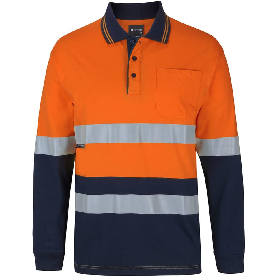 JB's Hv (D+N) L/S Cotton Polo