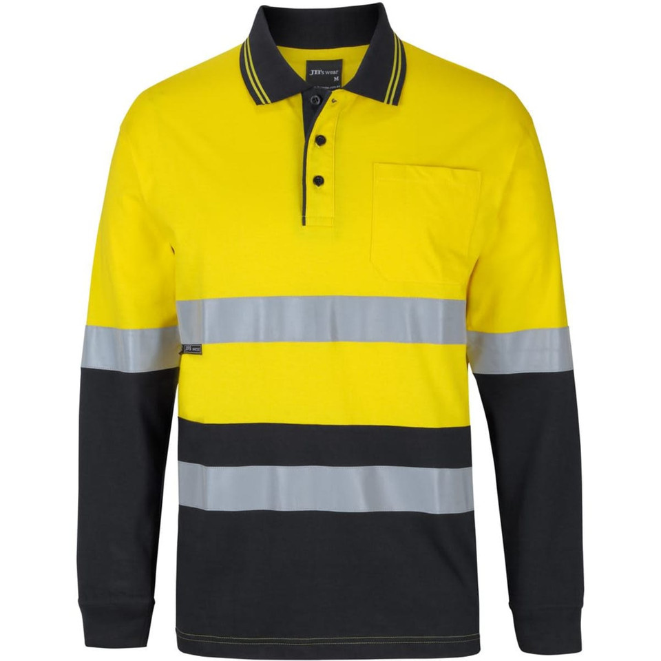 JB's Hv (D+N) L/S Cotton Polo
