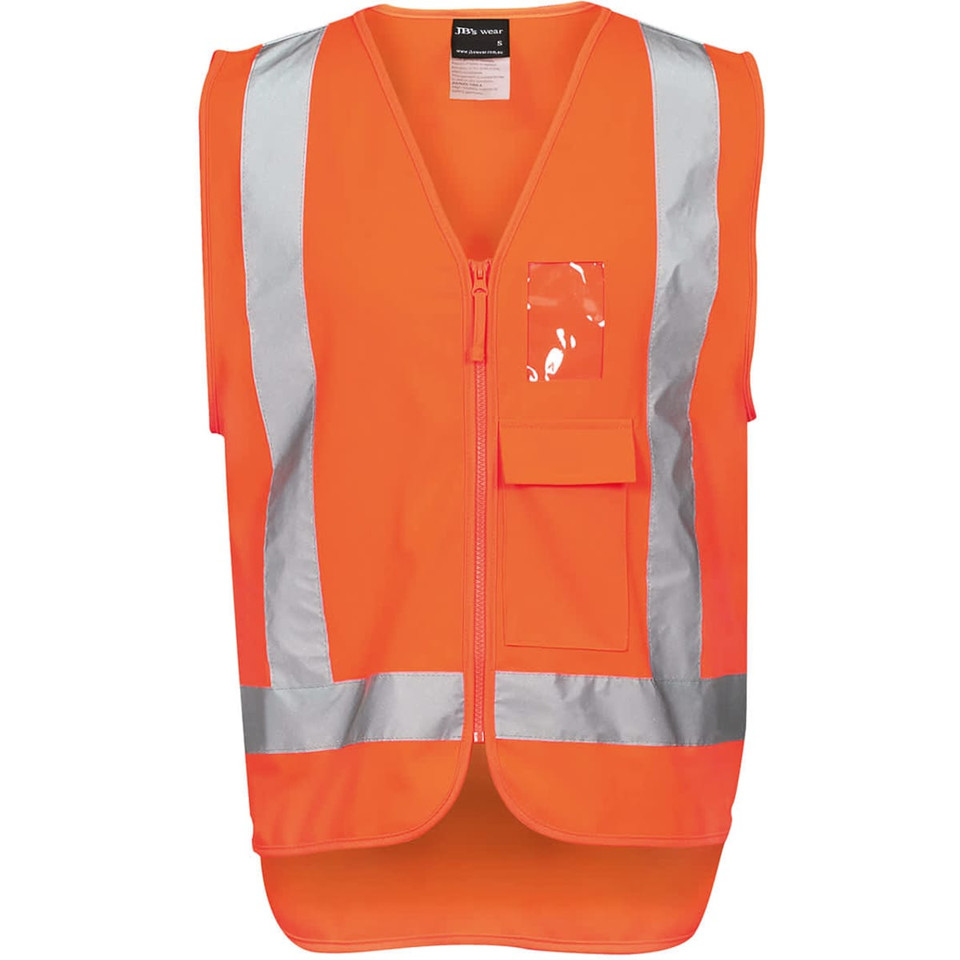 JB's Hv Zip (D+N) Ttmcw Vest Orange