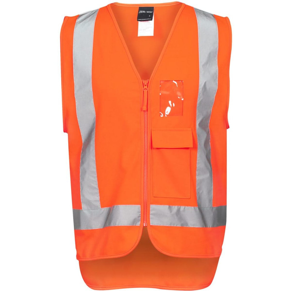 JB's Hv Zip (D+N) Ttmcw Vest Orange
