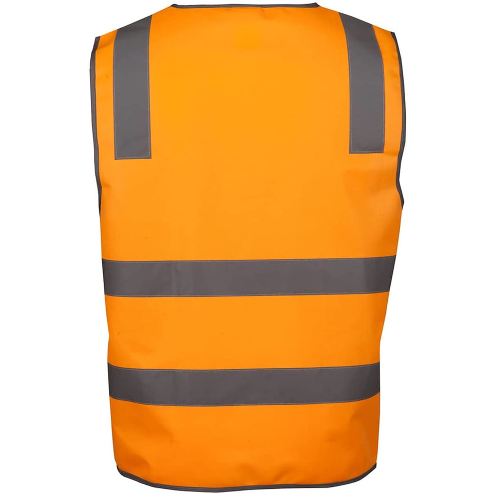 JB's Vic Rail (D+N) Zip Safety Vest Orange