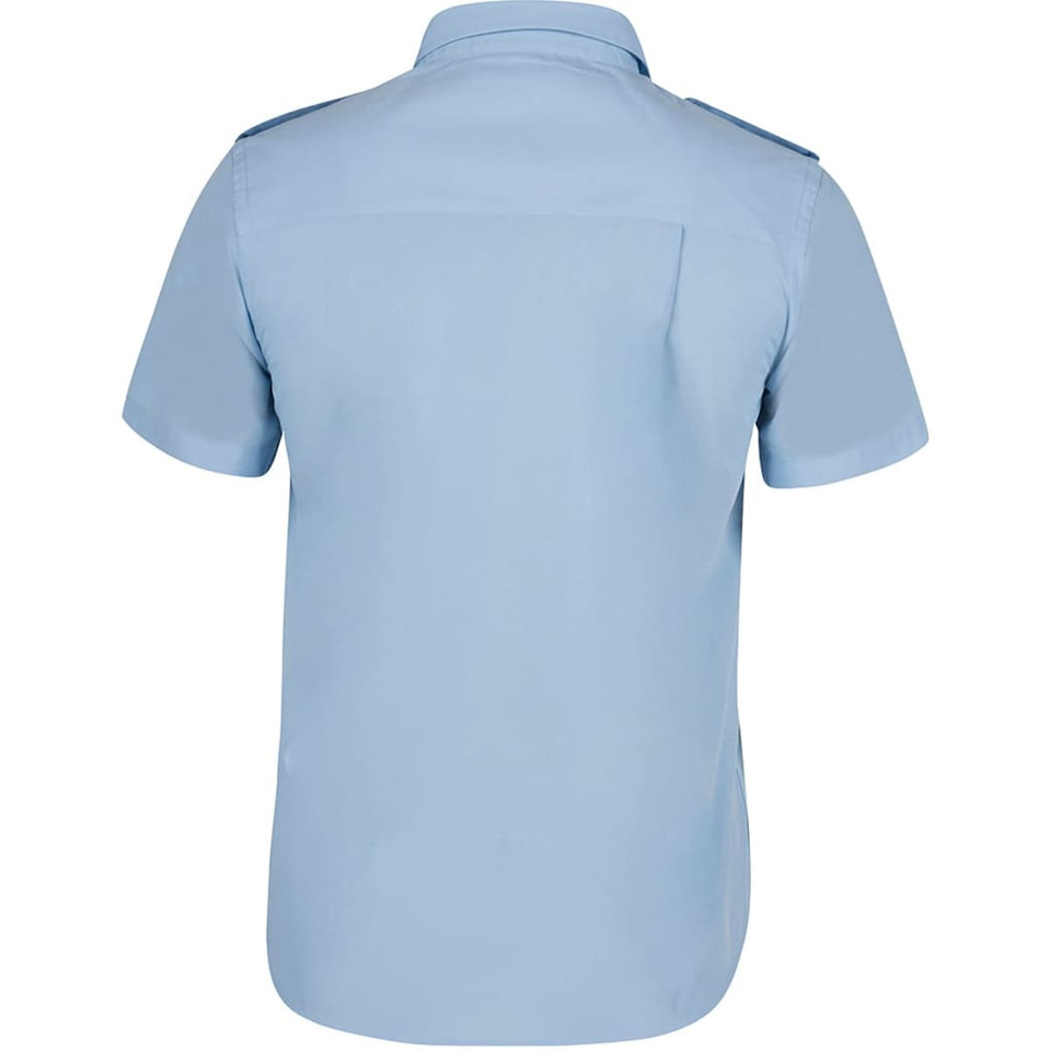 JB's Ladies S/S Epaulette Shirt White