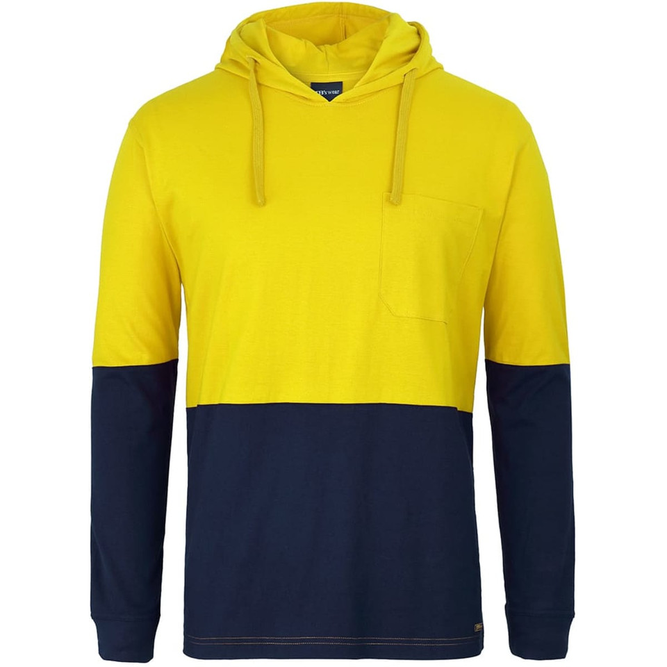 JB's Hv L/S Cotton Tee With Hood
