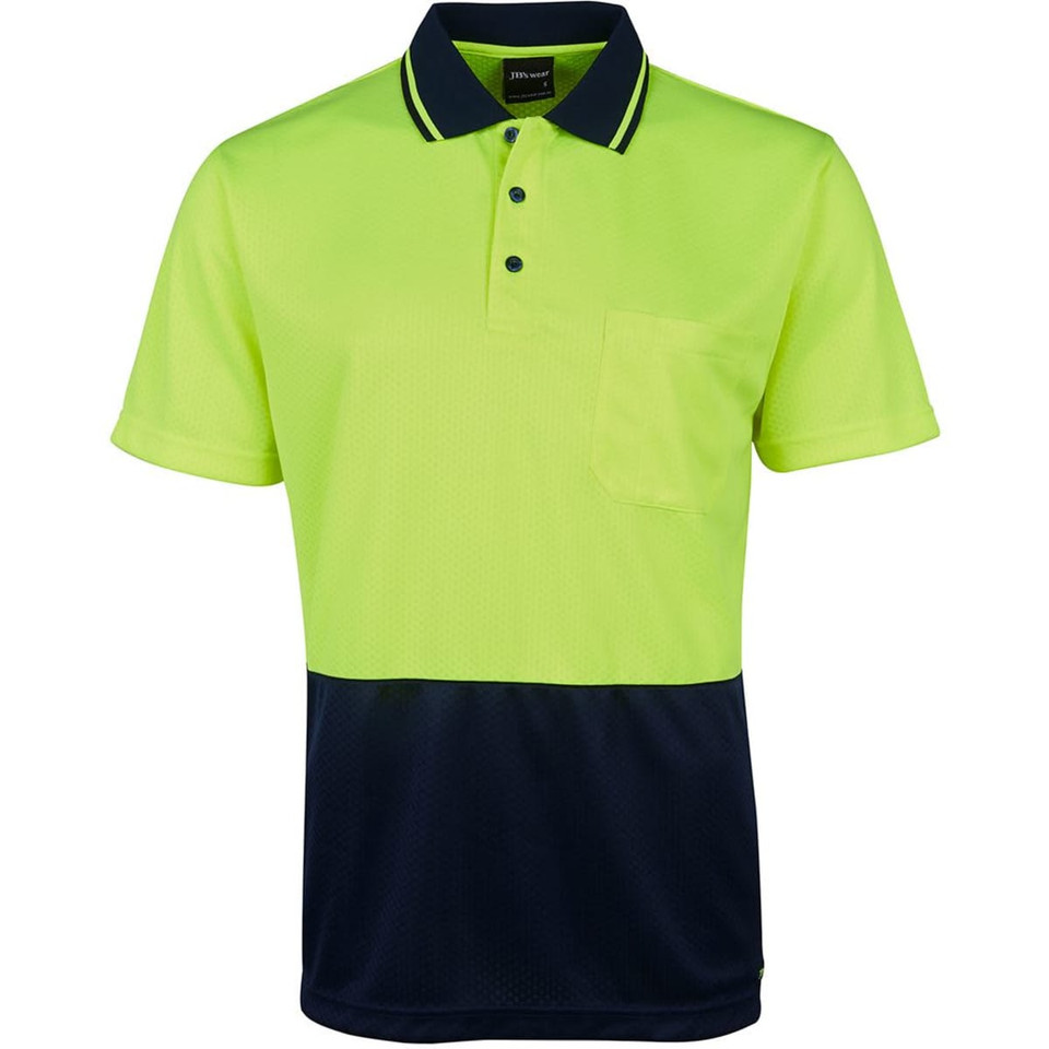 JB's Hv 4602.1 Jacquard Non Cuff Polo