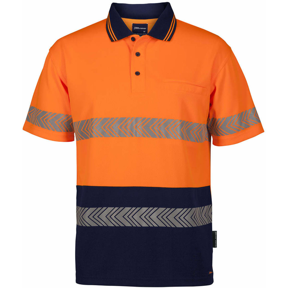JB's Hv S/S Segmented Tape Polo