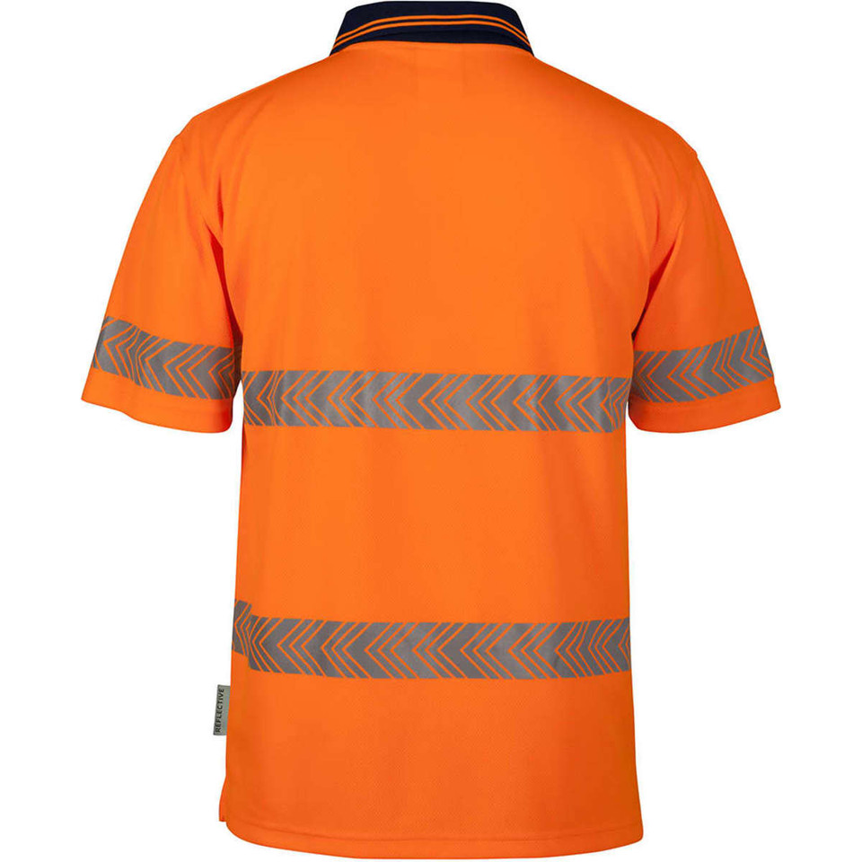 JB's Hv S/S Segmented Tape Polo