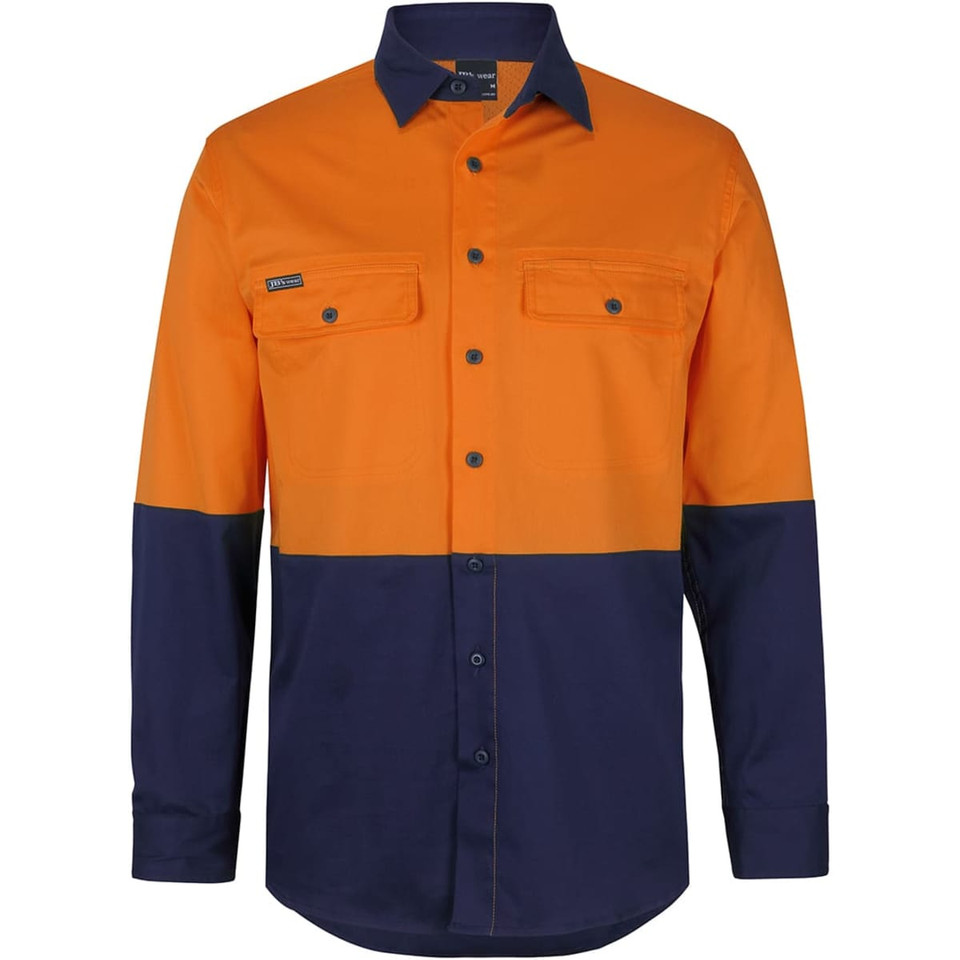 JB's Hv L/S Stretch Work Shirt