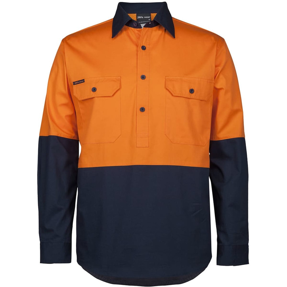 JB's Hv Close Front L/S 150 G Work Shirt