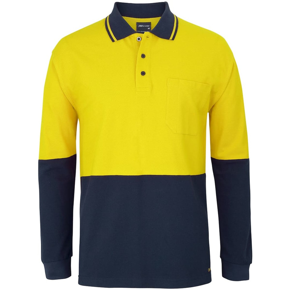 JB's Hv L/S Cotton Pique Trad Polo
