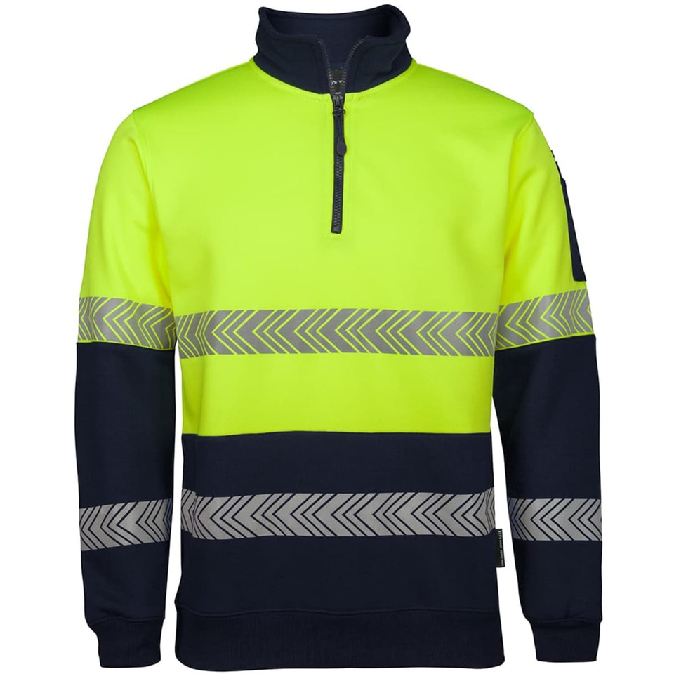 JB's Hv 1/2 Zip Segmented Tape Fleecy