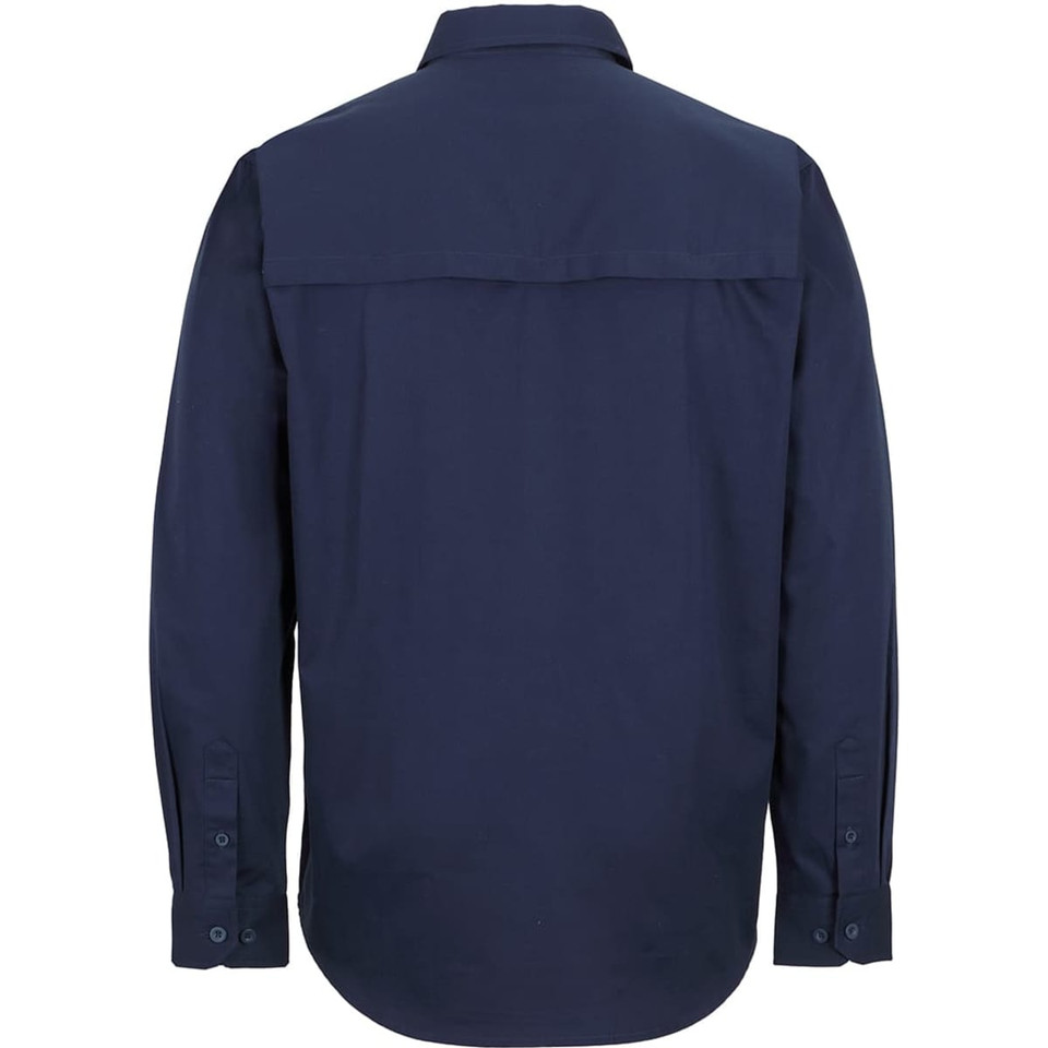 JB's Close Front L/S 150 G Work Shirt Navy