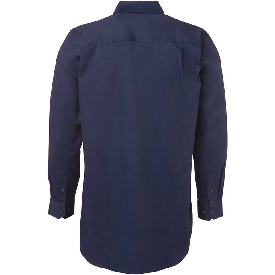 JB's Close Front L/S Work Shirt Navy