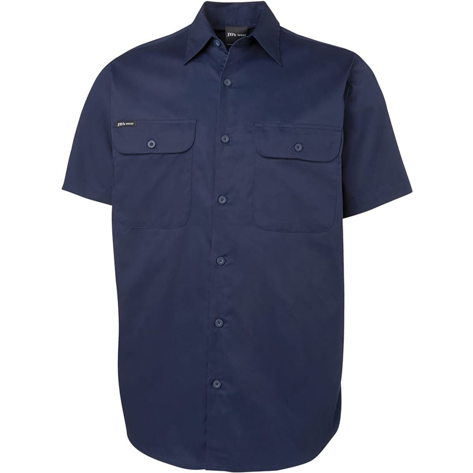 JB's S/S 150 G Work Shirt Navy