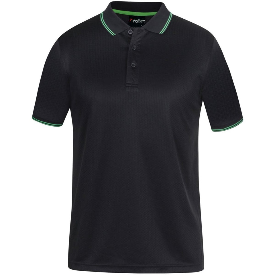 Pdm Jacquard Contrast Polo