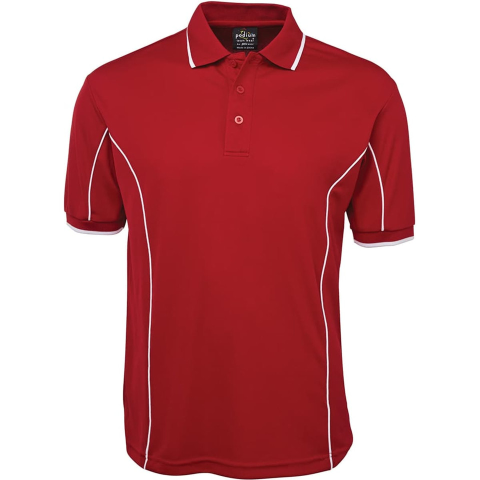 Podium S/S Piping Polo