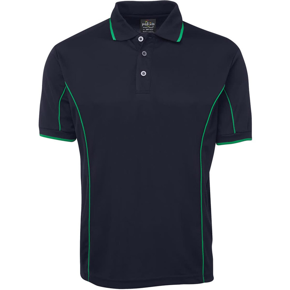 Podium S/S Piping Polo