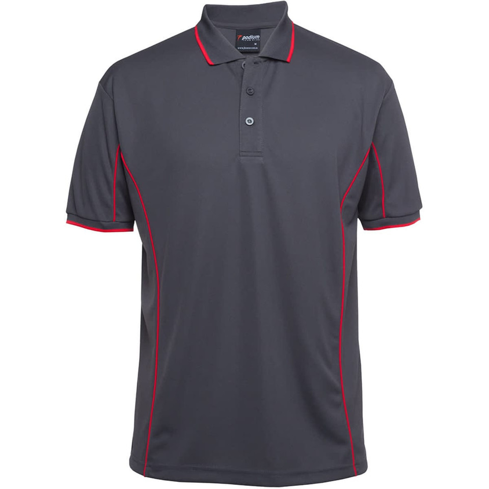 Podium S/S Piping Polo