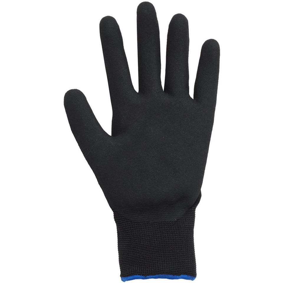 JB's Steeler Sandy Nitrile Glove (12 Pk) Black/Black