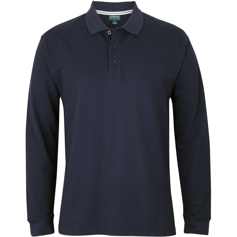 C of C L/S Pique Polo
