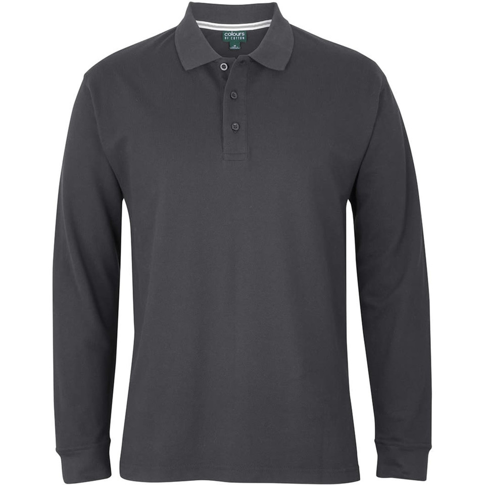 C of C L/S Pique Polo