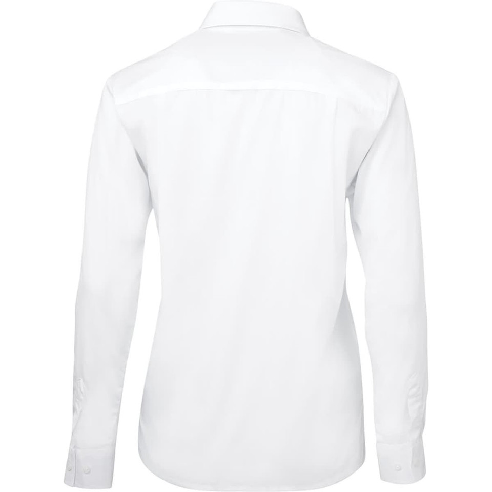 JB's Ladies L/S Original Poplin Shirt White