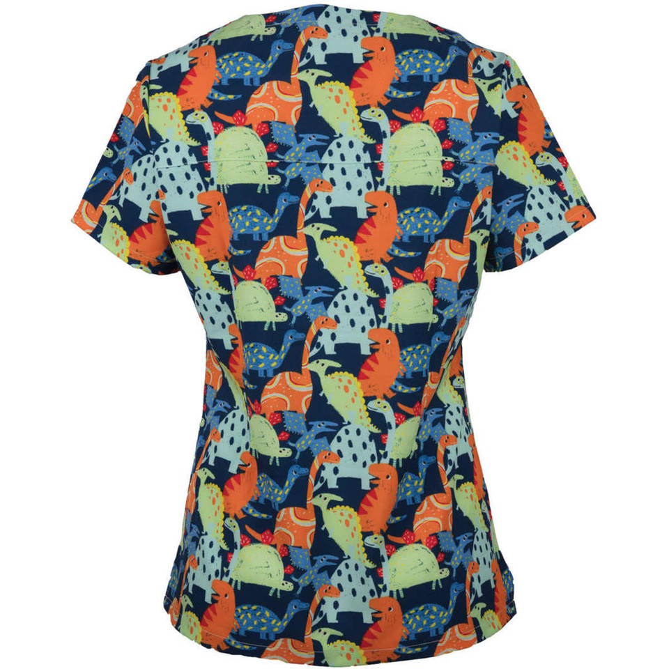 JB's Ladies Scrub Top Printed