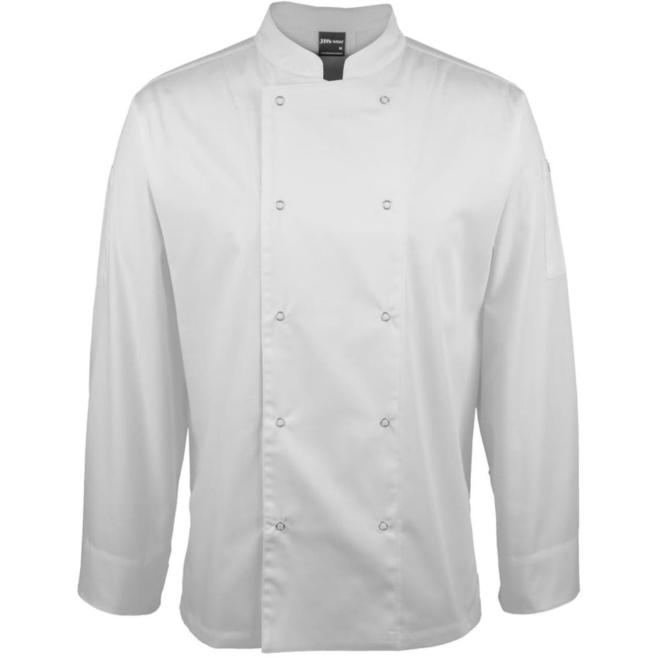 JB's L/S Snap Button Chefs Jacket