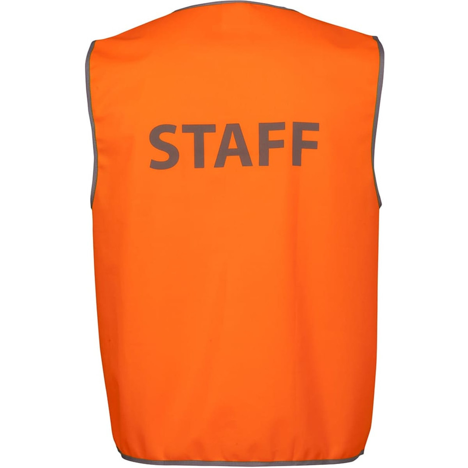 JB's Hv Safety Vest Print Staff Lime