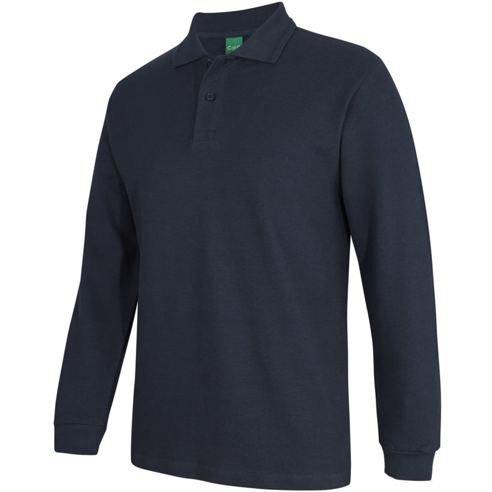 C of C L/S 320 G Popcorn Cotton Polo