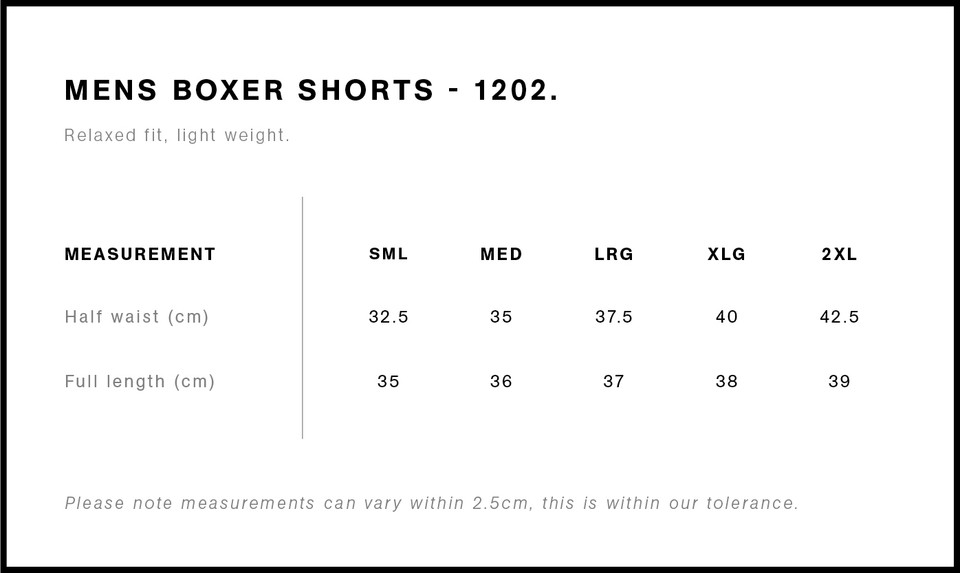 size guide