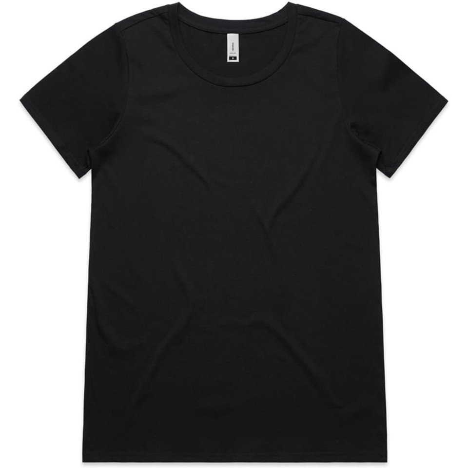 Wo's Shallow Scoop Tee
