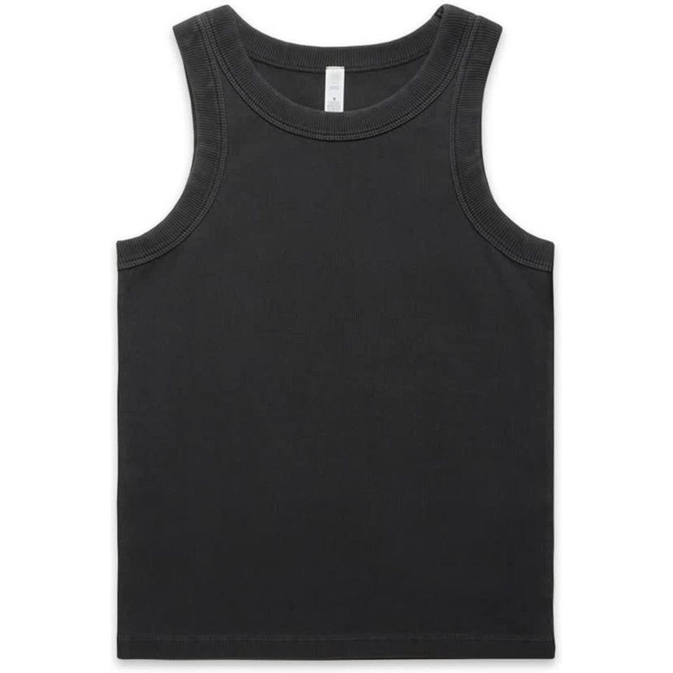 Wo's Faded Organic Rib Tank
