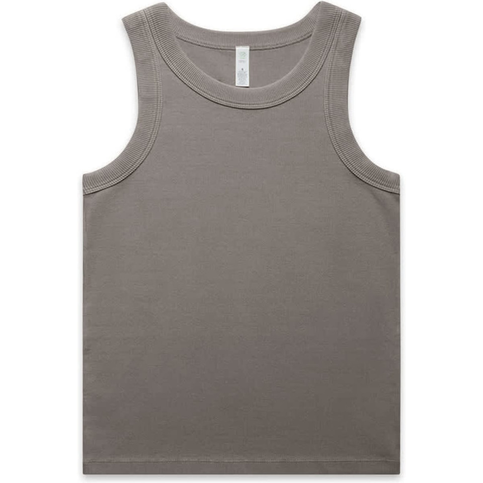 Wo's Faded Organic Rib Tank