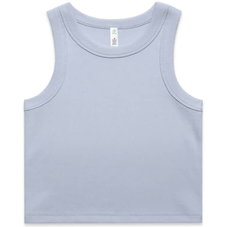 Wo's Organic Rib Crop Tank