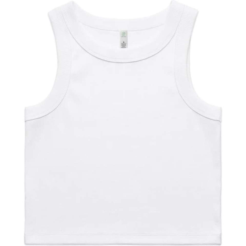 Wo's Organic Rib Crop Tank