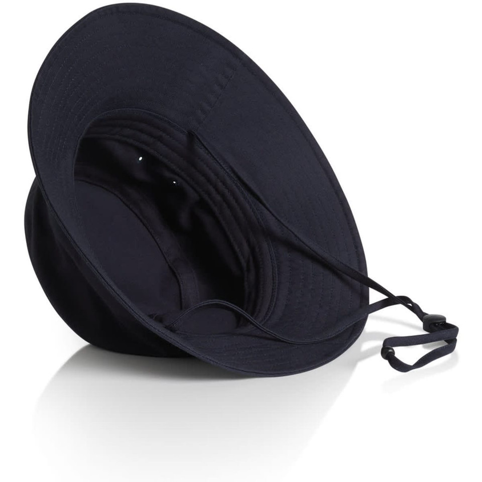 Nylon Wide Brim Bucket Hat
