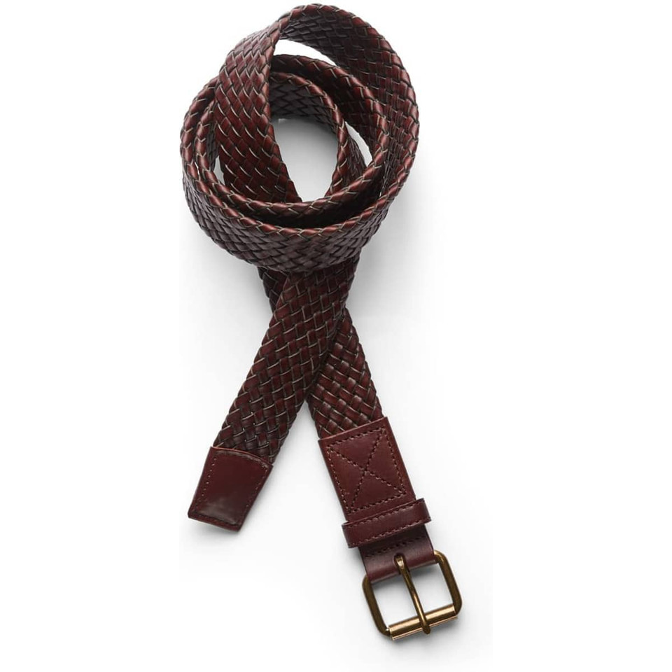 Braided Leather Belt