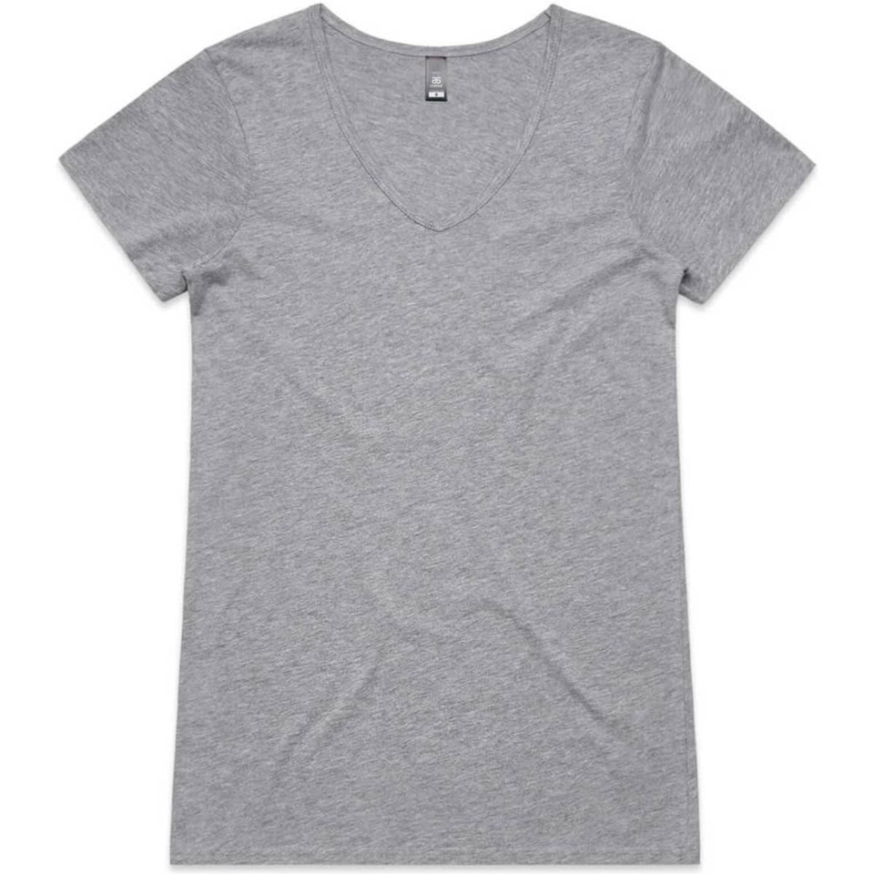 Wo's Bevel V Neck Tee