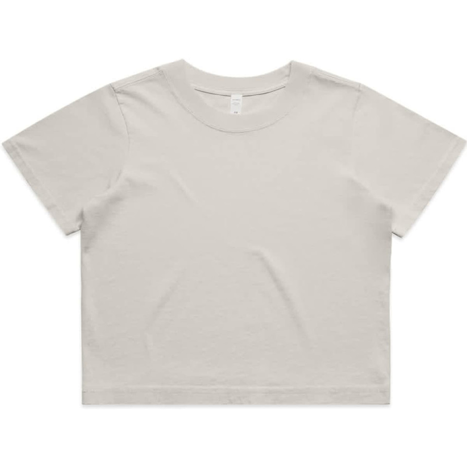 Wo's Heavy Faded Crop Tee