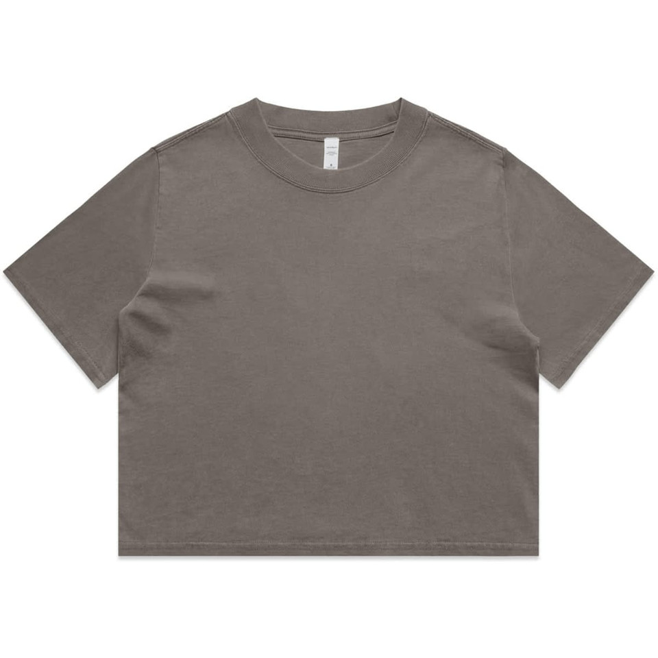 Wo's Heavy Faded Crop Tee