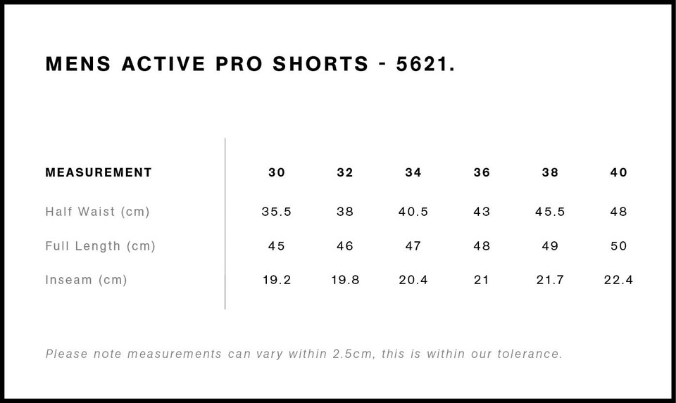 size guide