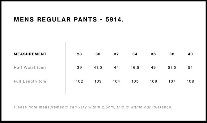 size guide