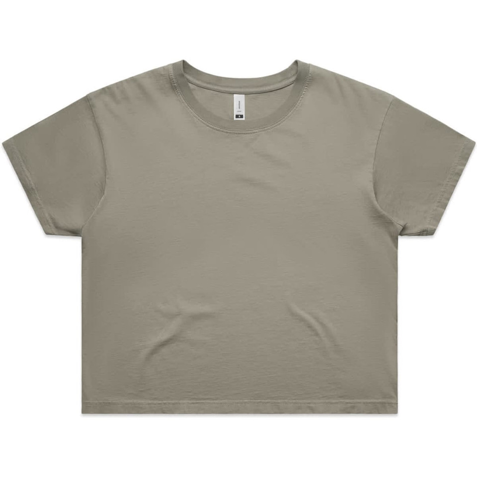 Wo's Faded Crop Tee