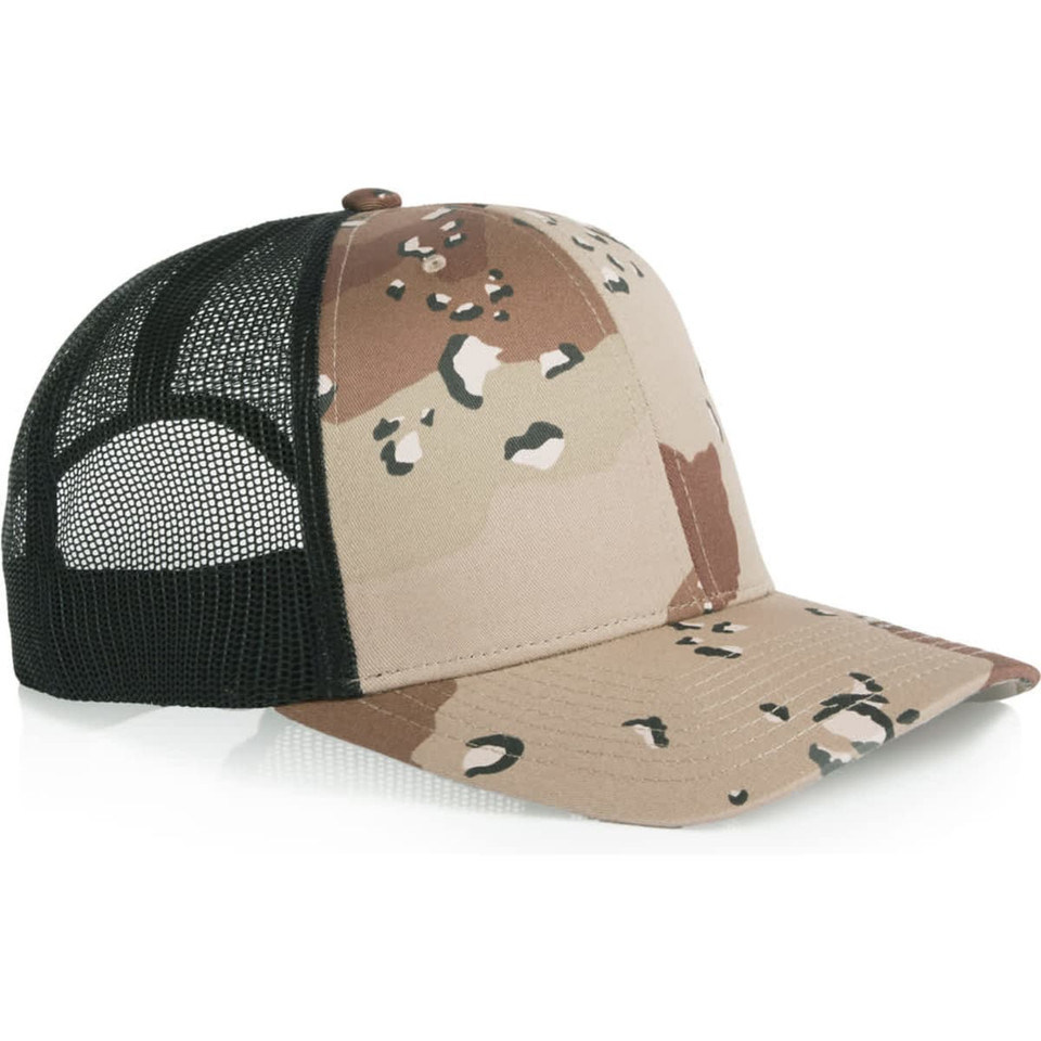 Mesh Contrast Camo Cap